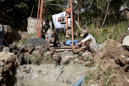 Meski Kemarau 380 Jiwa di Padukuhan Grogol Ponjong Gunungkidul  Akan Menikmati Air Bersih 