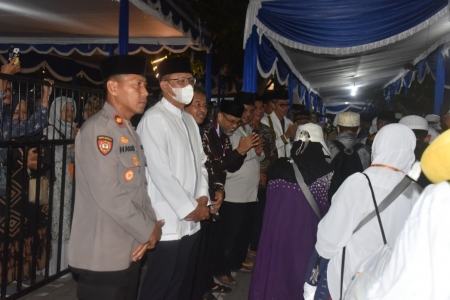 Rombongan Jamaah Haji 1446 Hijriyah Asal Sleman Telah Tiba Pada Selasa Malam