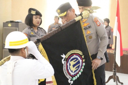 Sambut Hari Bhayangkara 79 Ada Tradisi Pencucian Pataka “Manggala Nayya Wiwarottama