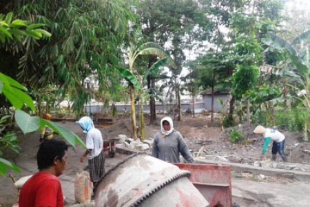 Pengerjaan Pagerisasi Stadion Sultan Agung Bantul Dikebut