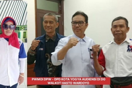 DPW PWMOI DIY - DPD PWMOI KOTA AUDIENSI DENGAN WALIKOTA YOGYA SIAP KUKUHKAN PENGURUS
