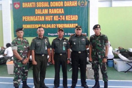 Baksos HUT Ke -	74 Kesehatan Angkatan Darat di Gelar DI Yogyakarta