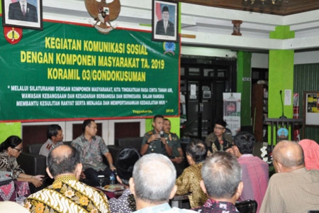 Dandim 0734/Yogyakarta Berharap Adanya Sinergitas Semua Elemen Masyarakat