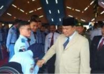 Menhan Prabowo Hadiri Sertijab…