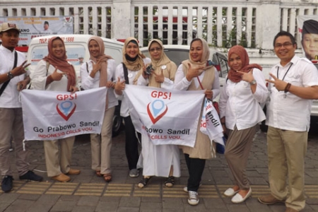 GPS Tim Relawan Prabowo Sandi ,Bikin Kejutan 'Mengedepankan Persaudaraan 