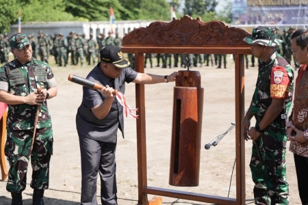 TMMD Reguler ke-124 Tahun 2025 Dibuka Wujud Nyata Kemanunggalan TNI Dan Rakyat