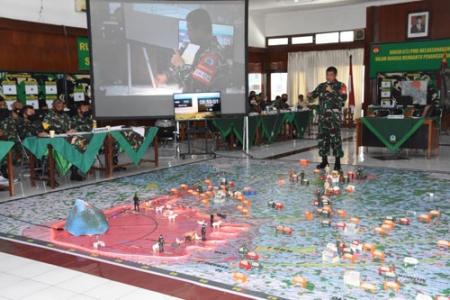 Prajurit Harus Cepat Tanggap Darurat Terhadap Bencana Gunung Merapi