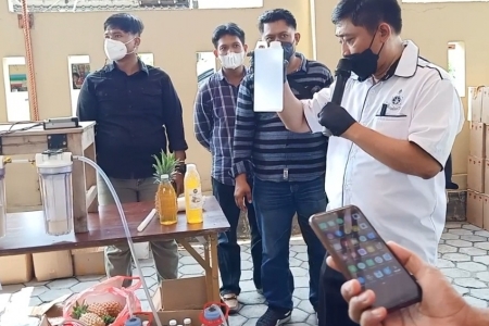 Polda DIY Gulung Industry Rumahan Ciu Oplosan Rasa Nanas di Kulon Progo