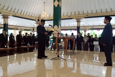 Pimpinan Pengganti BAZNAS Kabupaten Sleman Resmi Dilantik Bupati