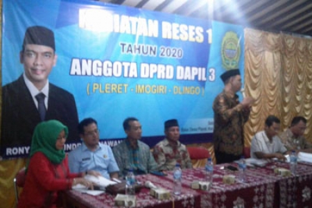DPRD Bantul Roni Wijaya Siap Memfasilitasi Kepentingan Bagi Warga Desa 