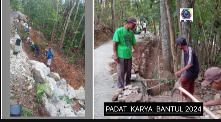 Hasil Padat Karya Menjadikan Lingkungan Tertata Dan Nyamankan Warga