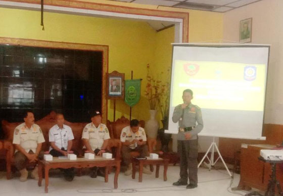 Lurah Tirtosari  Kretek Bantul ‘Peran Linmas Sangat Penting Di Kehidupan  Masyarakat’ 