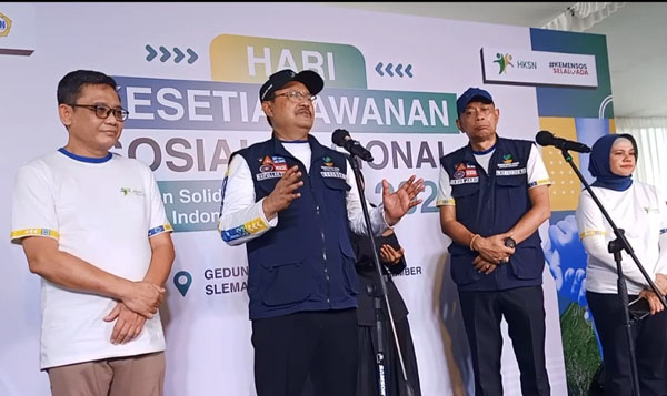 Sleman Jadi Tuan Rumah Peringatan HKSN Tahun 2024, Mensos: Mari Wujudkan "Wong Cilik Iso Gemuyu"