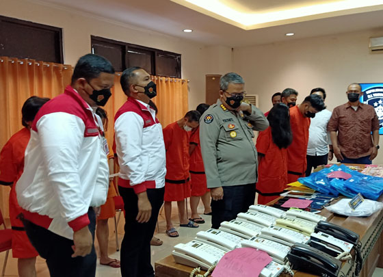 Rekam Jejak Modus Operandi Telecom Fraud Terdeteksi Reserse Krimsus Polda DIY ‘9 Tersangka  Di Gelandang Polisi 