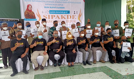 WEBSITE SIPAKDE KAPANEWON DEPOK SLEMAN DI LAUNCHING 