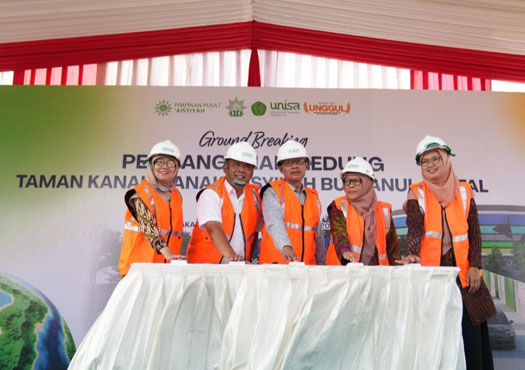 Lakukan Ground Breaking Pembangunan TK ABA Semesta, Harap Jadi Awal Perkuat Pondasi Peradaban Pendidikan