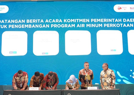 SLEMAN KOMITMEN PENGEMBANGAN PROGRAM AIR MINUM PERKOTAAN