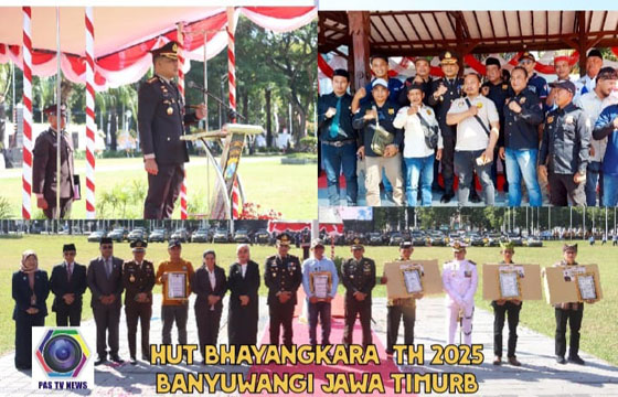 HUT Bhayangkara Polri Ke-79  Kapolresta Banyuwangi Rama Samtama Putra Tegaskan Polri  Itu Hadir Untuk Semua Lapisan Masyarakat 