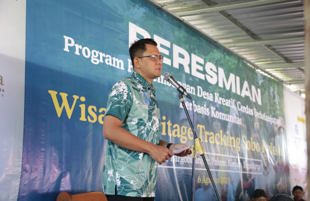 Wisata Tracking Susur Sungai di Padukuhan Jetisan Hargobinangun Diresmikan