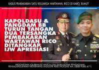 Kapoldasu dan Pangdam BB Turun…