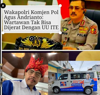 Ketum PWMOI HM.Jusuf Rizal SH.SE Msi Sambut Baik Wakapolri Komjen Pol Agus Andrianto,SH. MH ‘Produk Jurnalistik Tidak Boleh Dipidana Dengan UU ITE