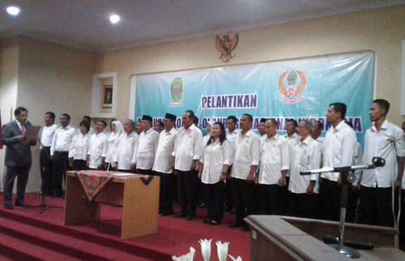 Joko Pekik Lantik Penggurus KONI Bantul 2019 