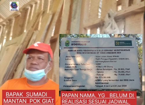  Jalan Poros Ngajaran - Bukit Pangul  Tak  Jadi Di Bangun Sesuai Jadwal Warga Sidomulyo Bambanglipuro Grundelan ‘Mantan Lurah Dukung Lurah Untuk Bisa Raih Dana Miyaran Rupiah 