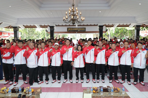 WABUP SLEMAN LEPAS 475 ATLET MENUJU POPDA DIY 2024