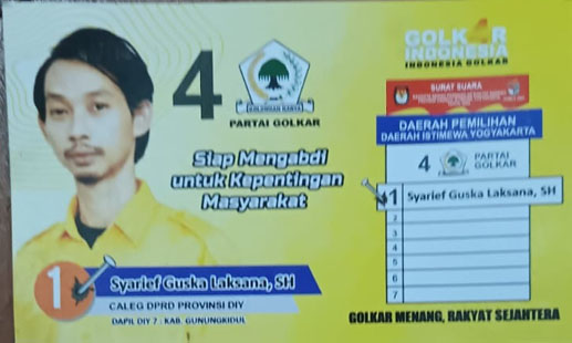 Guska Caleg Muda  Generasi Gandung Pardiman