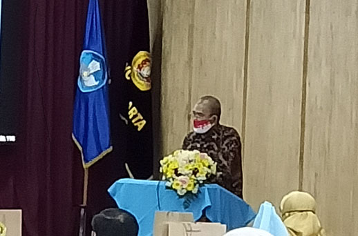 Dies Natalis UPN Veteran Yogyakarta Bersama Kemenkes Deklarasikan Kampus Sehat.