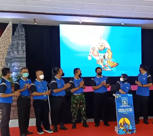 PEMKAB SLEMAN HADAPI PORDA 2022 LUNCURKAN LOGO 
