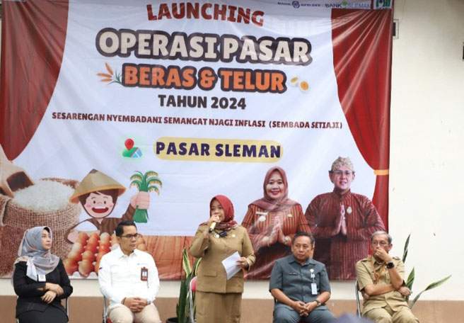 UPAYA CEGAH KENAIKAN HARGA JELANG LEBARAN, PEMKAB SLEMAN SUBSIDI BERAS DAN TELUR
