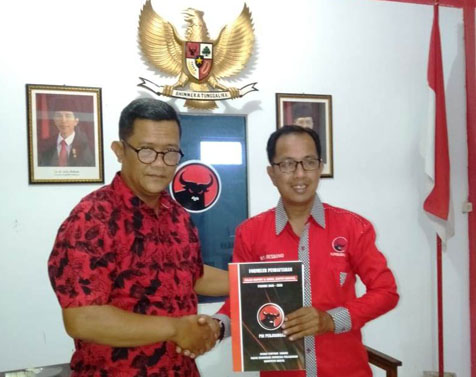 Usai Masuk Penjaringan  Balon Bupati Bantul 'Agus Santoso  Langsung Daftar