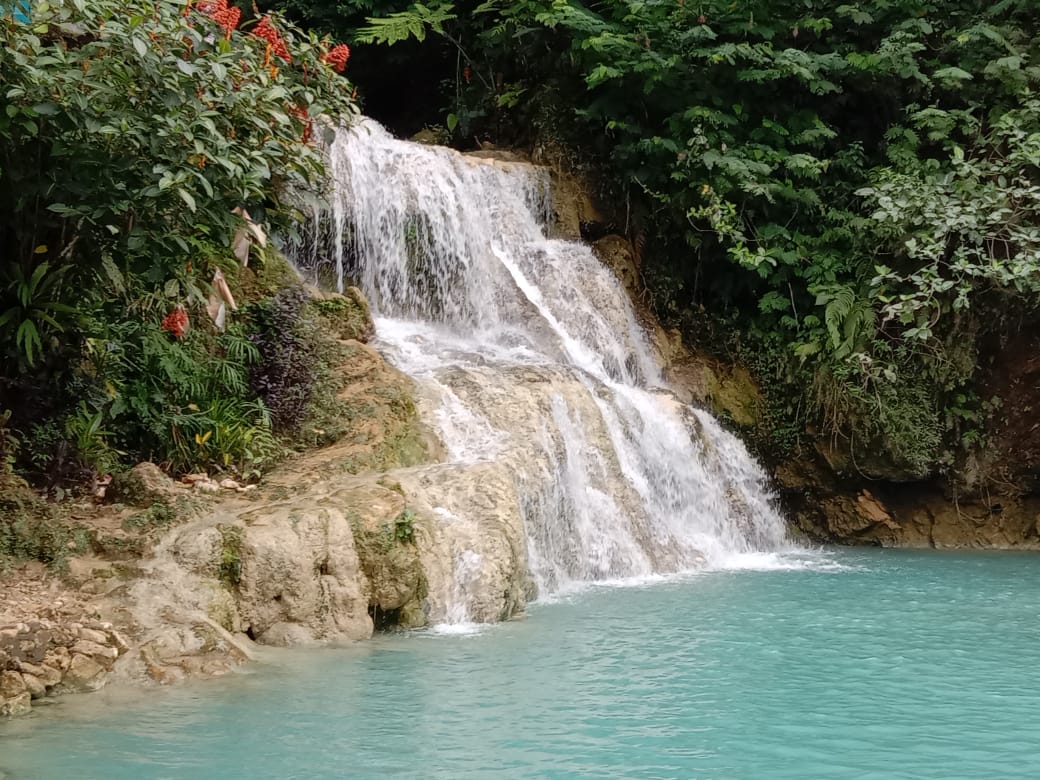 MEMBIRU PANORAMA CANTIK AIR TERJUN SUNGAI MUDAL KULONPROGO 