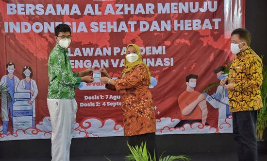 500 Siswa Al Azhar  Islamic School Sleman Di Sasar Vaksin 