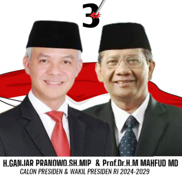 Kantongi Nomor Urut 3 Pasangan Capres - Cawapres Ganjar - Mahfud Siap Gembosi Prabowo dan Gibran di 2024