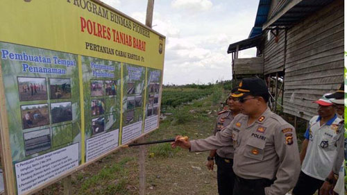 Binmas Pioneer Binaan Bhabinkamtibmas Polsek Betara Di Tinjau Kapolres Langsung