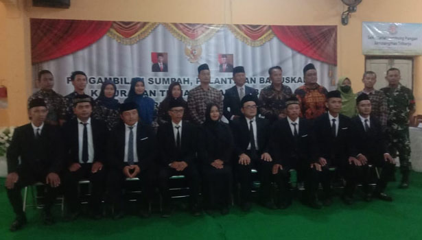 9 Anggota  Bamuskal Kalurahan Triharjo  Pandak Bantul 2024 di Lantik Panewu