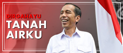 Joko widodo mengajak mewujudkan reformasi,bersih dari korupsi & menghilangkan ingin menang sendiri