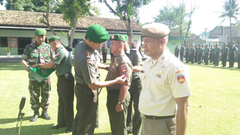 Dandim Bantul Lantik 53 Prajurit Yang Mendapat Kenaikan Pangkat