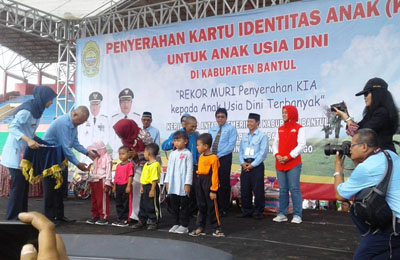 Pemberian 10.169 Kia Bantul Masuk Catatan Muri