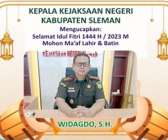 Widagdo SH Kepala Kejaksaan Negri…