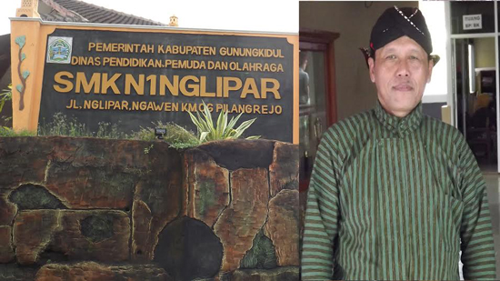 Kepala Sekolah SMKN 1 Nglipar Gunungkidul ' 1 Syawal Setulus Hati Kami Mengucapan Minal Aidin Wal Faizin 