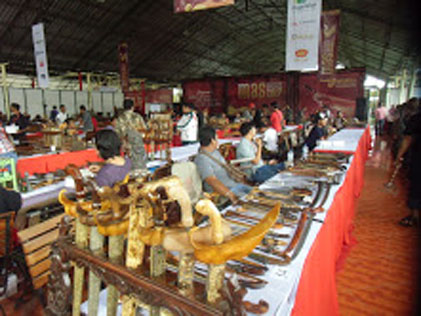 Musyawarah senopati nusantara tampilkan keris koleksi zaman kerajaan mataram kuno