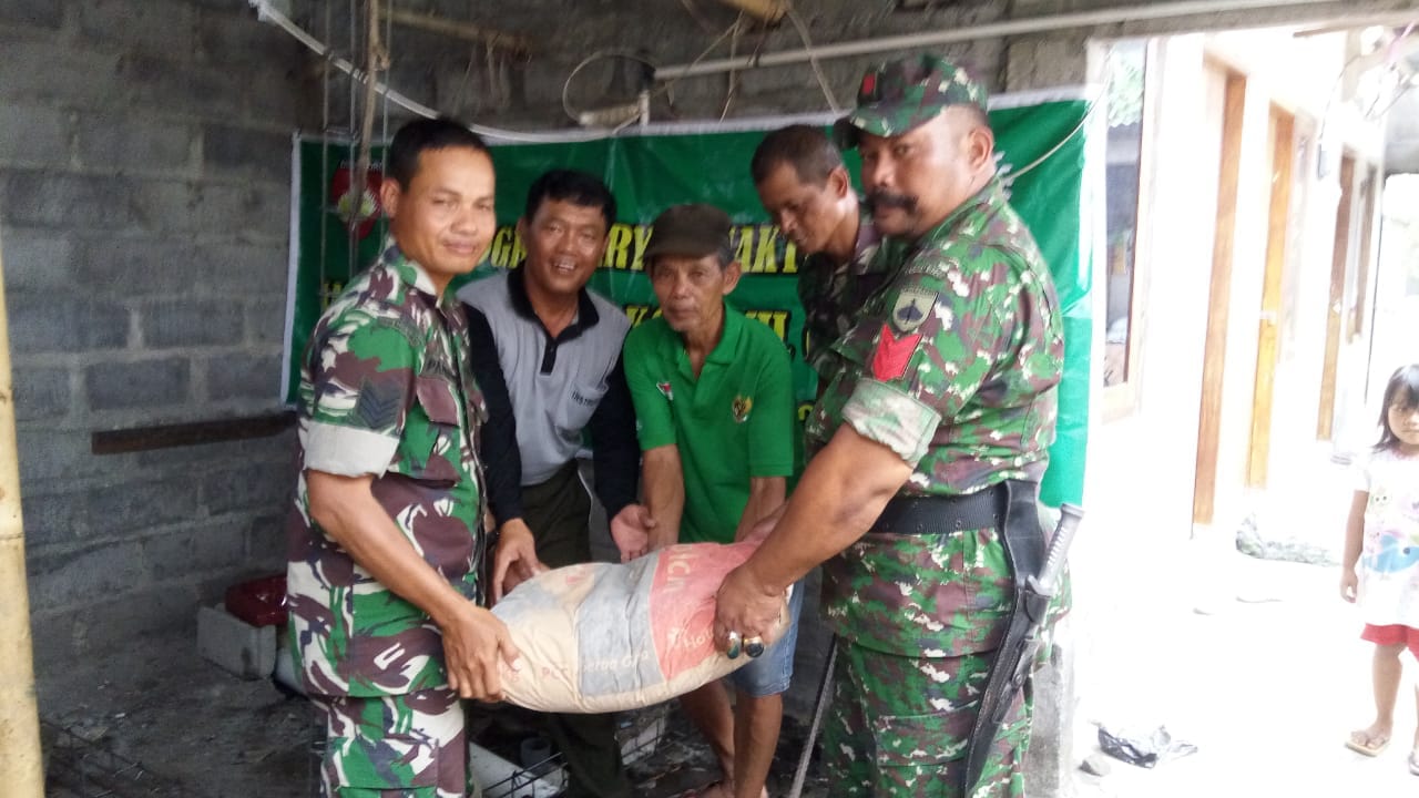 Koramil Sewon Bantu Warga Perbanyak Jambanisasi