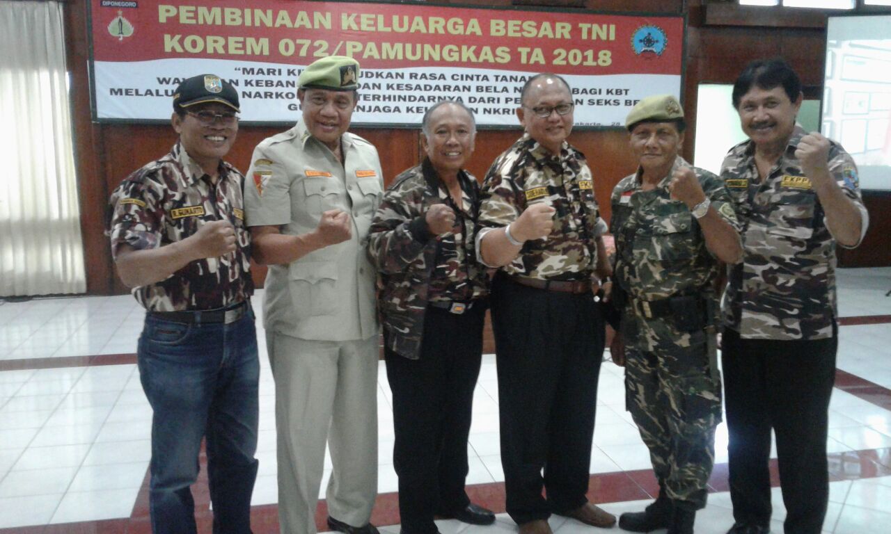Korem 072/Pmk  Pembinaan ‘KBT Perkokoh Persatuan dan Kesatuan Menjaga NKRI