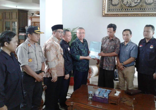 KPU Bantul Laporan C 6 Ke Bupati Bahwa Persiapan Pemilu 2019  Oke 