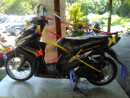 Libur lebaran mau kemana ? jika di  Jogja Exotaium berwisata akan dapat motor baru mio 
