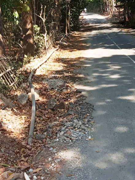 Ruas Jalan Patuk - Tawang Di Perlebar ‘Item Utility  Kosong Kontraktor Tetap Bantu Menangani Spamdes Yang Kena Dampak Galian 