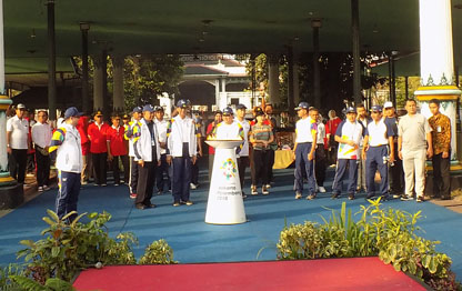 Api Abadi Mampir Di Jogja Pelajar Sambut Asean Games 2018  
